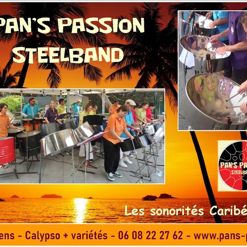 PAN'S PASSION Steelband - Orchestre percussions caribéennes / GIRONDE